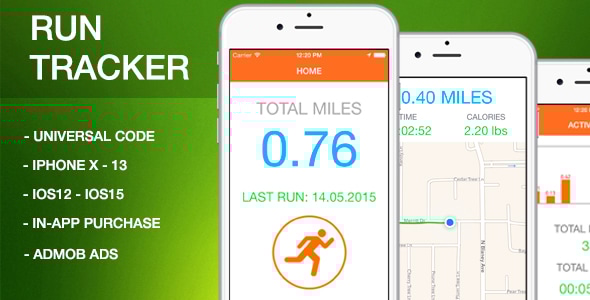 Run Tracker - Full App Source Code - CodeCanyon Item for Sale