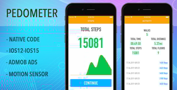 Pedometer and Step Counter - IOS Full App Code - CodeCanyon Item for Sale