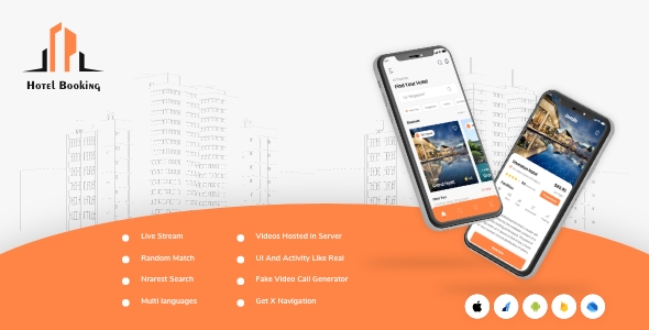 Flutter 3.13 - Hotel booking ui kit by squaresoftnet | CodeCanyon
