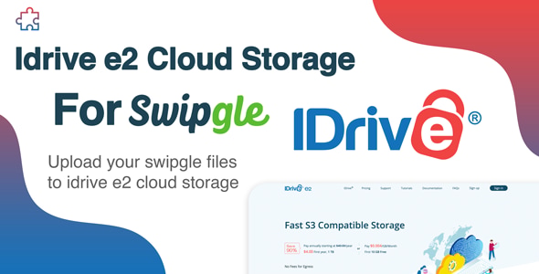 Idrive e2 Cloud Storage Add-on For Swipgle - CodeCanyon Item for Sale