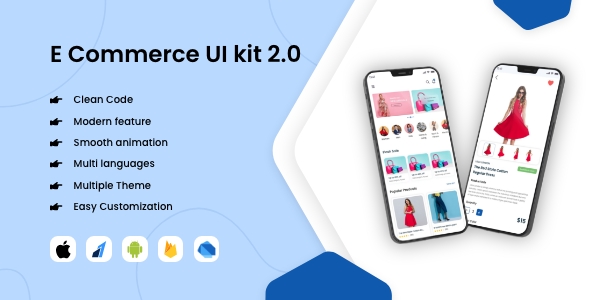 Flutter E-commerce UI Kit 2.0 supported by UiThemeworld | CodeCanyon