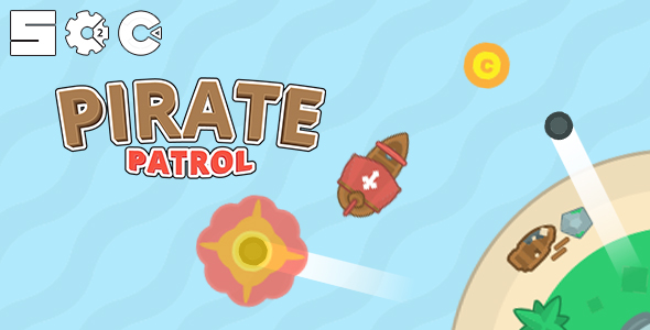 Pirate Patrol - HTML5 Game (Construct 2/3) - CodeCanyon Item for Sale