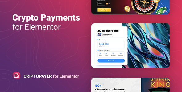 Criptopayer – Crypto Payment Button for Elementor - CodeCanyon Item for Sale