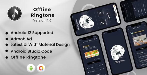 Offline Ringtone for Android 2023 | Ringtone App | All in one Ringtone |Android App|Admob Ads| V13.0 - CodeCanyon Item for Sale