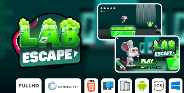 Lab Escape - HTML5 Game (Construct3) - CodeCanyon Item for Sale