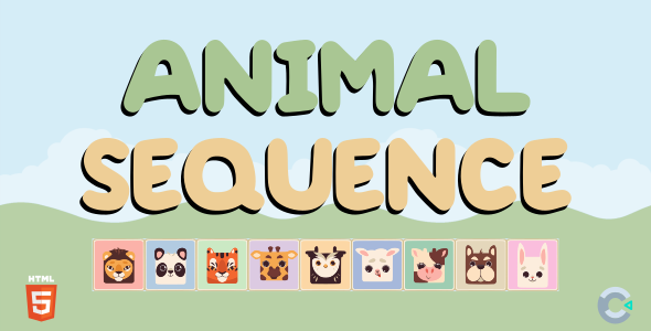 Animal Sequence - HTML5 Educational Game (Construct 3) - CodeCanyon Item for Sale
