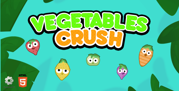 Vegetables Crush - Construct 2 Game - CodeCanyon Item for Sale