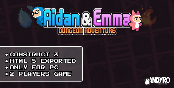 Aidan & Emma: Dungeon Adventure - CodeCanyon Item for Sale