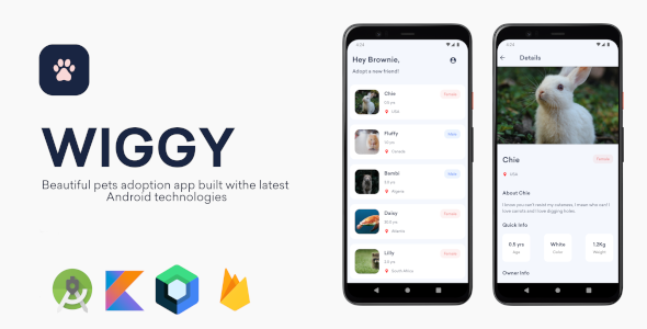 Wiggy - Android pets app - CodeCanyon Item for Sale