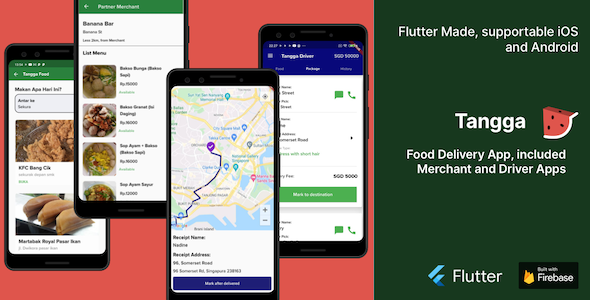 Tangga: Food Delivery Apps, Flutter Made - CodeCanyon Item for Sale