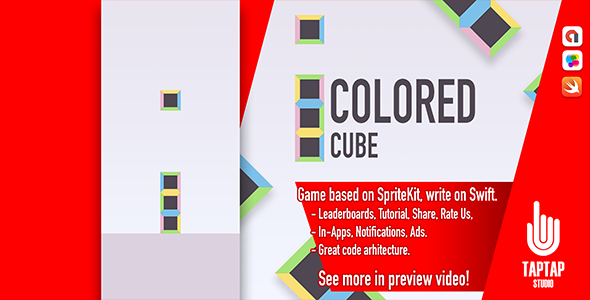 Colored Cube - CodeCanyon Item for Sale