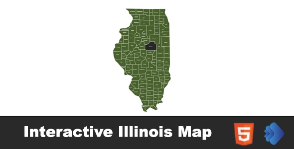 Interactive Illinois Map - CodeCanyon Item for Sale
