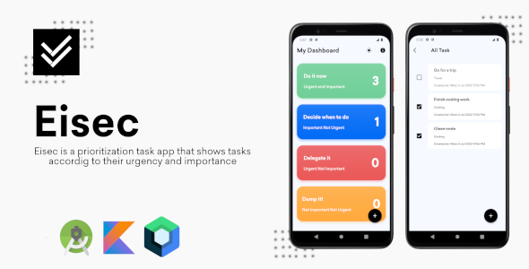 Eisec - Android tasks app - CodeCanyon Item for Sale
