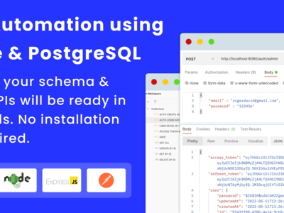 Automating APIs with Node.js, PostgreSQL, Express and Postman by evolveday
