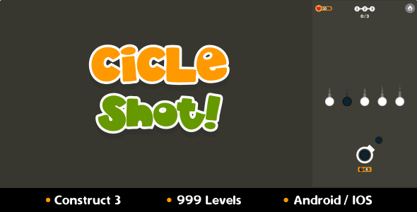 Circle Shot - HTML5 Game (Construct 3) - CodeCanyon Item for Sale
