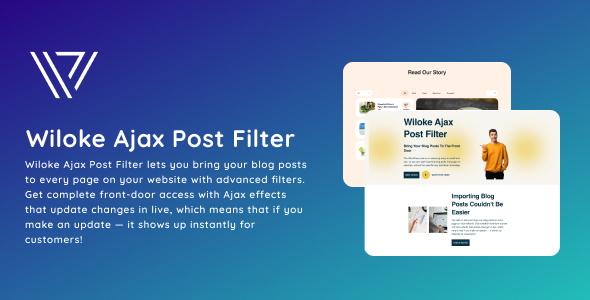 Wiloke Ajax Post Filter - CodeCanyon Item for Sale