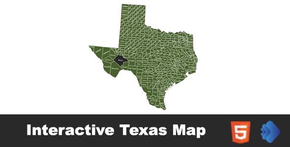 Interactive Texas Map - CodeCanyon Item for Sale
