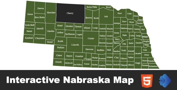 Interactive Nabraska Map - CodeCanyon Item for Sale