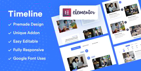 Vertical and Horizontal - Elementor Timeline Addon - CodeCanyon Item for Sale