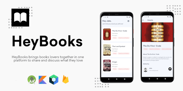 Hey Books - Android app - CodeCanyon Item for Sale