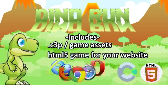 Dino Run - CodeCanyon Item for Sale