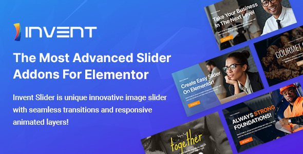 Invent Slider for Elementor - CodeCanyon Item for Sale