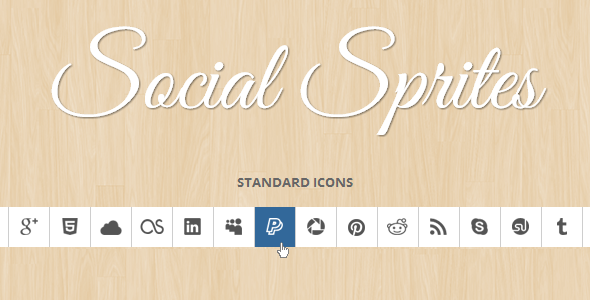 Social Sprites Icons - CodeCanyon Item for Sale