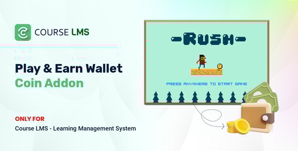 CourseLMS - Play & Earn Wallet Coin Addon - CodeCanyon Item for Sale