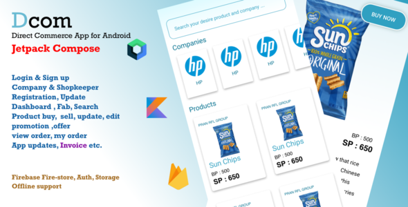 DCOM direct commerce Android - Best Ecommerce App for Android - CodeCanyon Item for Sale