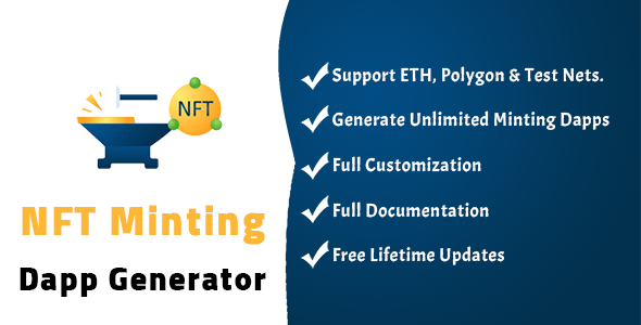 NFT Minting Dapp Generator Pro - CodeCanyon Item for Sale
