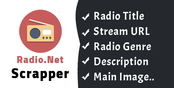 Radio.net Scraper : Radio Stations Extraction - CodeCanyon Item for Sale