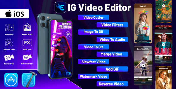 IG Video Editor - iOS Source Code - CodeCanyon Item for Sale