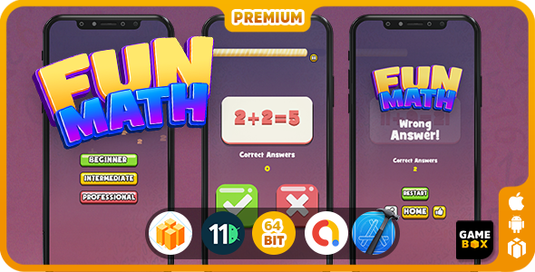 FUN MATH -ANDROID-IOS-BUILDBOX PRO - CodeCanyon Item for Sale