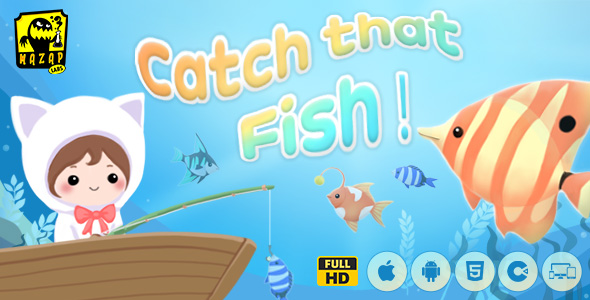 Catch that Fish - Educational Game (Construct 3) - CodeCanyon Item for Sale