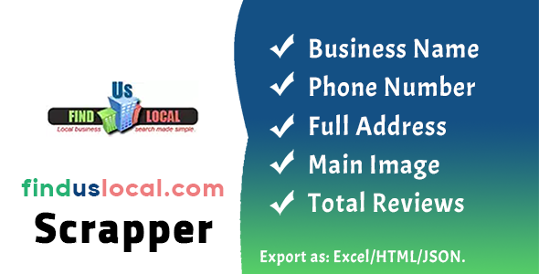 FindUsLocal.com Scraper : Business Information Extraction - CodeCanyon Item for Sale