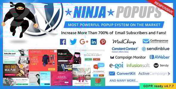 Popup Plugin for WordPress - Ninja Popups - CodeCanyon Item for Sale