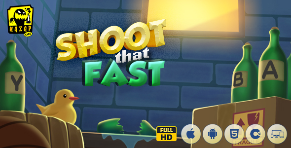 Shoot that Fast - Educational Fun Shooting (Construct Game) - CodeCanyon Item for Sale