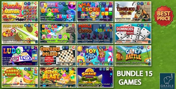 Bundle 15 Games (Admob + GDPR + Android Studio) - CodeCanyon Item for Sale