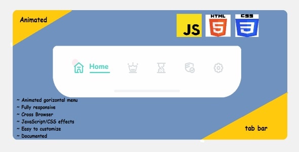 Animated navigation menu - smooth and beautifully animated menu - CodeCanyon Item for Sale