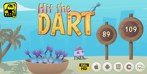 Hit the Dart (Construct Game) - CodeCanyon Item for Sale