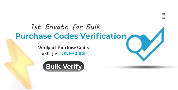 Envato Purchase Codes Bulk Validator - CodeCanyon Item for Sale