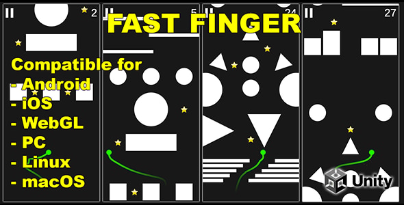 Fast Finger - Unity Game Source Code With AdMob - CodeCanyon Item for Sale