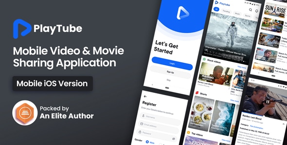 PlayTube IOS - Sharing Video Script Mobile IOS Native Application - CodeCanyon Item for Sale