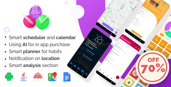 Done | Smart scheduler & calendar | planner | google maps | android - CodeCanyon Item for Sale