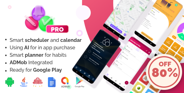 Done | Pro calendar | planner | google maps | admob | firebase | android | scrum - CodeCanyon Item for Sale