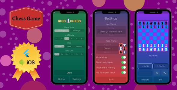 Flutter Chess Game App | Android & iOS - CodeCanyon Item for Sale