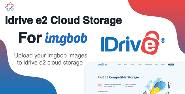Idrive E2 Cloud Storage Add-on For Imgbob - CodeCanyon Item for Sale