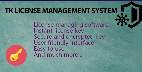 TK License Management System - CodeCanyon Item for Sale