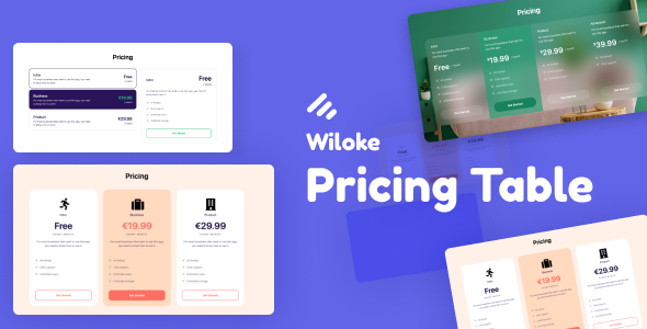 Wiloke Pricing Table Addon For Elementor - CodeCanyon Item for Sale