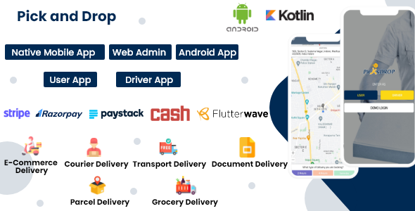 Delivery App | Shipping | Tracking | Courier | Parcel | Logistic ...